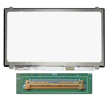 15.6" Slim FHD (1920x1080) LCD 60Hz 40pin Straight 25mm Laptop Screen, Top Bottom Fixings