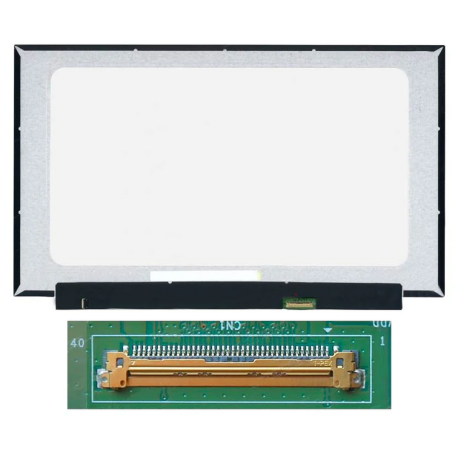 écran pc Portable  15.6" Slim HD (1366x768) LCD 60Hz Touch, 40pin à Droite EDP, sans Fixations