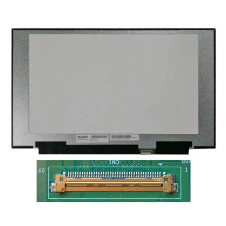 écran pc Portable  15.6" Slim QHD (2560x1440) LCD 240Hz Touchscreen, eDP 40pin Droite, sans Fixation