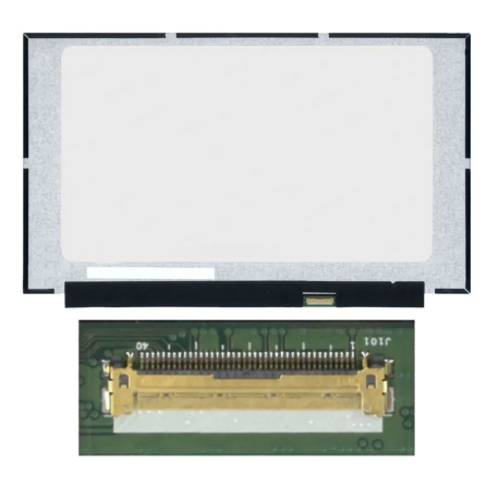 écran pc Portable  15.6" Slim Touch Screen FHD (1920x1080) LCD IPS 60Hz, Narrow 40pin Droite 20mm, sans Fixation