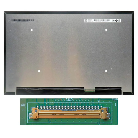 Dalle ecran pc portable  16.0" Slim FHD+ (1920x1200)  (B160UAN05.A / N160JME-GTK)  LCD 144Hz, eDP 40pin Droite 25mm, sans Fixati