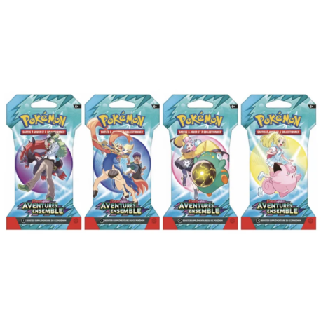Aventures Ensemble x 4 Boosters Pokémon - ARTSET Blister - EV09