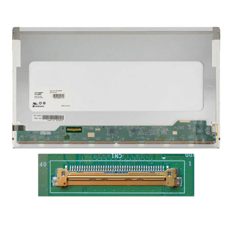 écran pc Portable 17.3" Slim FHD (1920x1080) LCD 60Hz, LVDS 40pin Gauche 25mm, sans Fixation