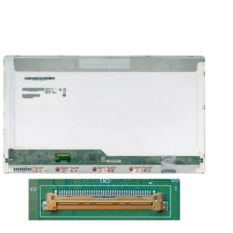 écran pc Portable 17.3" Slim FHD (1920x1080) LCD 60Hz, LVDS 40pin Gauche, sans Fixation
