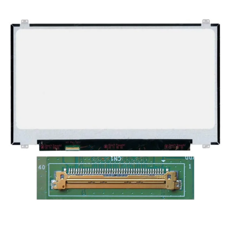 écran pc Portable 17.3" Slim FHD (1920x1200) IPS 120Hz 40pin Gauche 25mm, Fixations Haut Bas