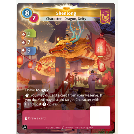Shenlong (9-7-9) Unique Lyra Card Altered TCG