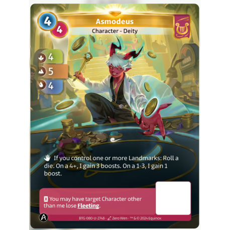 Asmodeus (4-5-4) Unique Card Lyra - Altered TCG