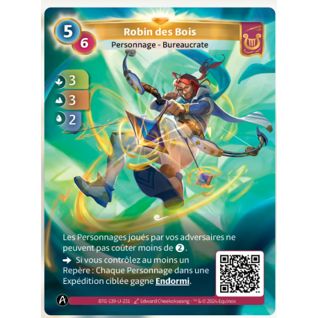 Robin des Bois (3-3-2) ALT Unique Lyra - Altered TCG - Edition KS