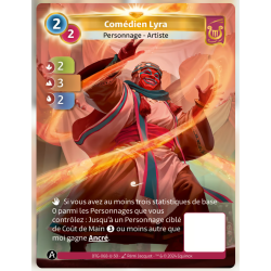 Comédien Lyra (2-3-2) Carte Unique Lyra - Altered TCG - Edition KS