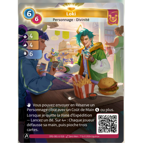 Loki (4-4-6) Unique Lyra - Altered TCG - Edition KS