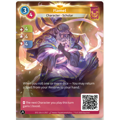 Flamel (4-4-4) Unique Card Lyra - Altered TCG