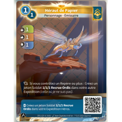Héraut de Papier (1-1-1) Carte Unique Ordis - Altered TCG - Edition KS