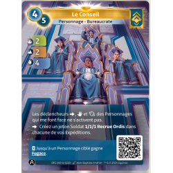 Le Conseil (2-2-4) Carte Unique Ordis - Altered TCG - Edition KS