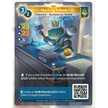 The Frog Prince (2-2-4) Unique Ordis - Altered TCG