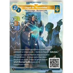 Légat du Monolithe (2-1-2) Carte Unique Ordis - Altered TCG - Edition KS