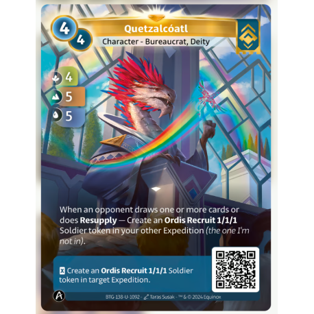Quetzalcoatl (4-5-5) Unique Ordis - Altered TCG