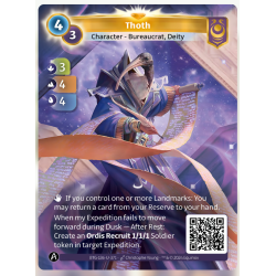 Thot (3-4-4) Carte Unique Yzmir Altered TCG - Edition KS