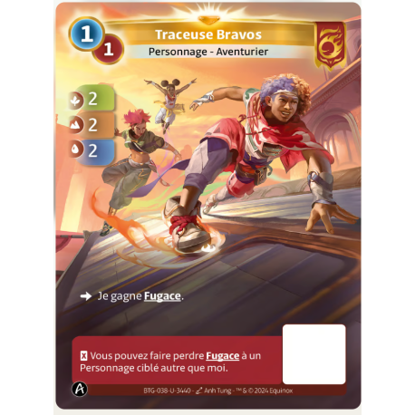 Traceuse Bravos 1/1 (2-2-2) Unique Bravos - Altered TCG - Edition KS