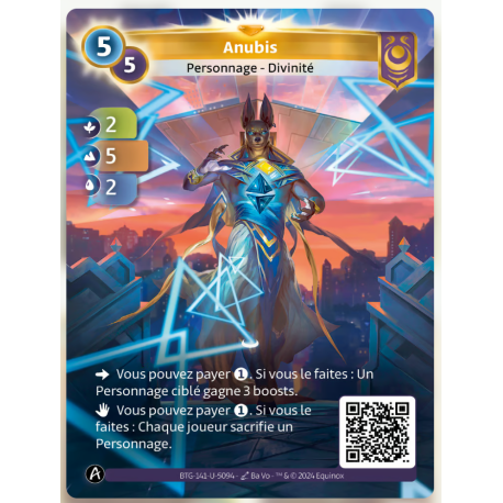 Anubis (2-5-2) ALT FOIL Unique Yzmir - Altered TCG - Edition KS