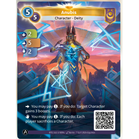 Anubis (2-5-2) Unique Yzmir - Altered TCG