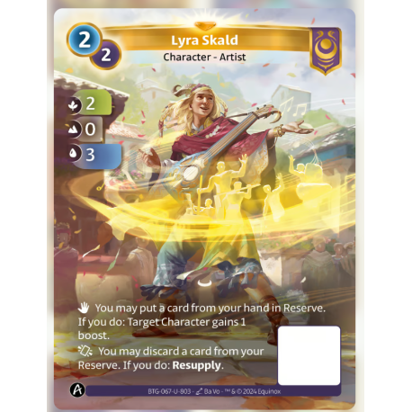 Skald Lyra (Resupply) Unique Yzmir - Altered TCG
