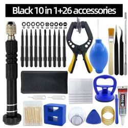 Kit de herramientas para teléfonos móviles y tabletas con destornillador y ventosa