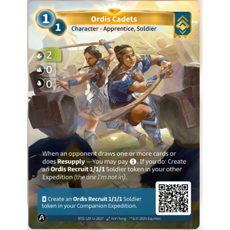 Ordis Cadets (2-0-0) Unique Ordis - Altered TCG