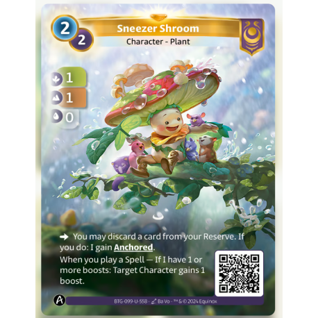 Sneezer Shroom (1-1-0) Unique Yzmir - Altered TCG