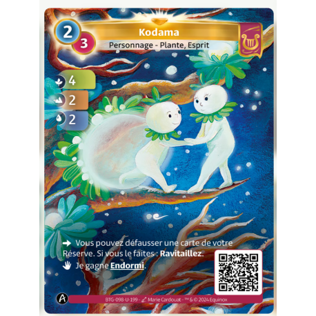 Kodama 2/3 (4-2-2) Carte Unique Lyra - Altered TCG - Edition KS