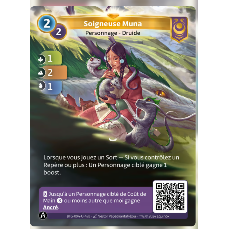 Soigneuse Muna (1-2-1) Unique Yzmir - Altered TCG - Edition KS