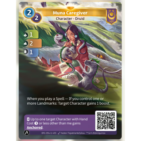 Muna Caregiver (1-2-1) Unique Yzmir - Altered TCG