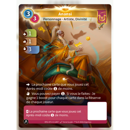 Anansi (1-1-3) Unique Lyra - Altered TCG - Edition KS