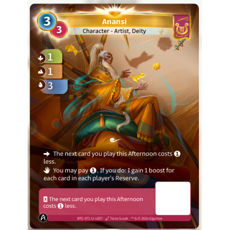 Anansi (1-1-3) Unique Lyra - Altered TCG