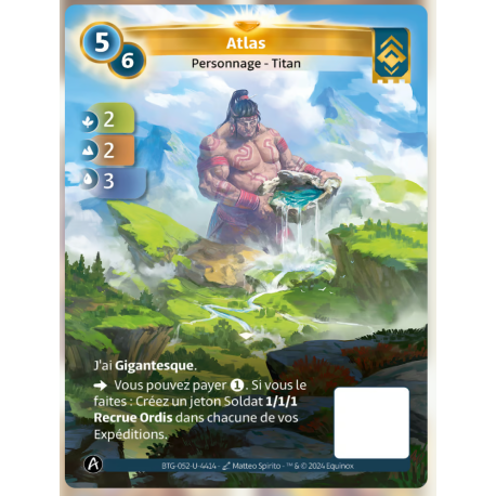 Atlas (2-2-3) Unique Ordis - Altered TCG