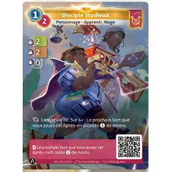 Disciple Studieux (2-2-0) Carte Unique Lyra - Altered TCG - Edition KS