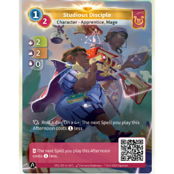 Disciple Studieux (2-2-0) Carte Unique Lyra - Altered TCG - Edition KS