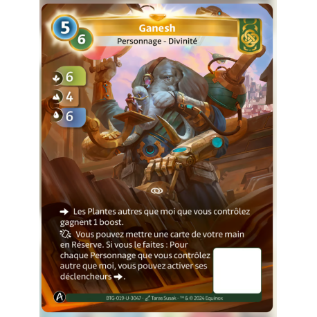 Ganesh (6-4-6) Carte Unique Muna - Altered TCG - Edition KS