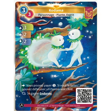 Kodama (3-2-2) Carte Unique Lyra - Altered TCG - Edition KS