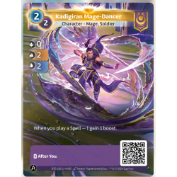 Mage-Danseur du Kadigir (0-2-2) Carte Unique YZMIR - Altered TCG - Edition KS