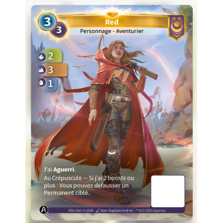 Red Carte (2-3-1) Unique YZMIR - Altered TCG - Edition KS