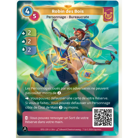 Robin des Bois (2-2-2) ALT Unique Lyra - Altered TCG - Edition KS