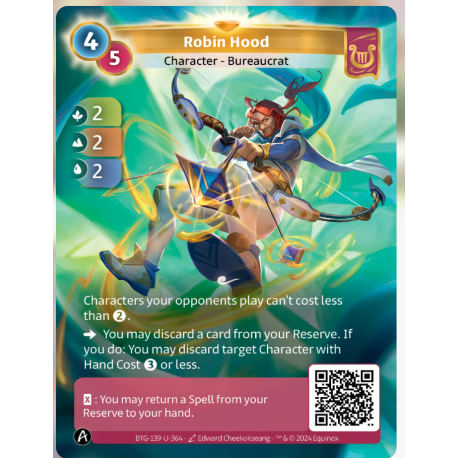 Robin Hood (2-2-2) ALT Unique Lyra - Altered TCG