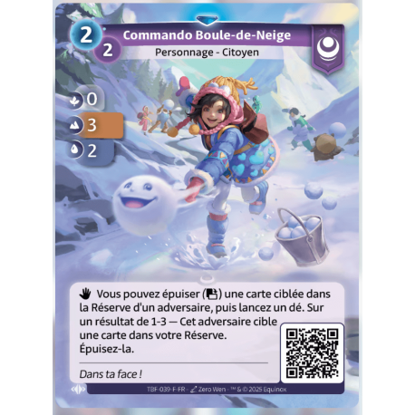 Commando Boule-de-Neige Rare Altered TCG