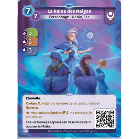 La Reine des Neiges Rare Altered TCG