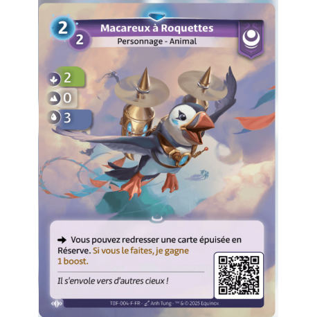 Macareux à Roquettes Rare Altered TCG