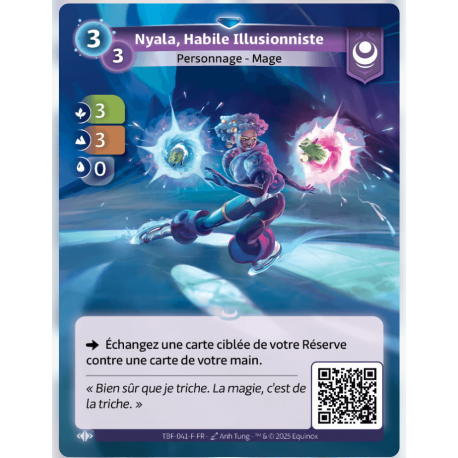 Nyala, Habile Illusionniste Rare Altered TCG