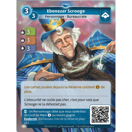 Ebenezer Scrooge Rare Ordis Altered TCG