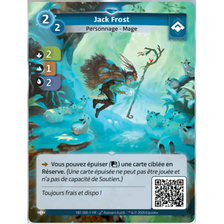 Jack Frost Raro Ordis Altered TCG