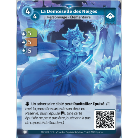 La Demoiselle des Neiges Rare Ordis Altered TCG
