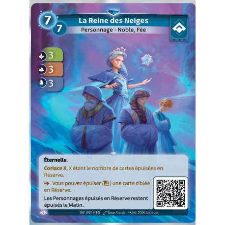 La Reina de las Nieves Rara Ordis Altered TCG